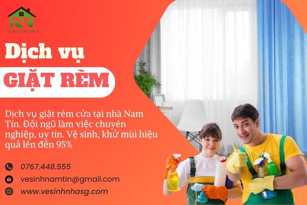 Giặt rèm cửa giá rẻ