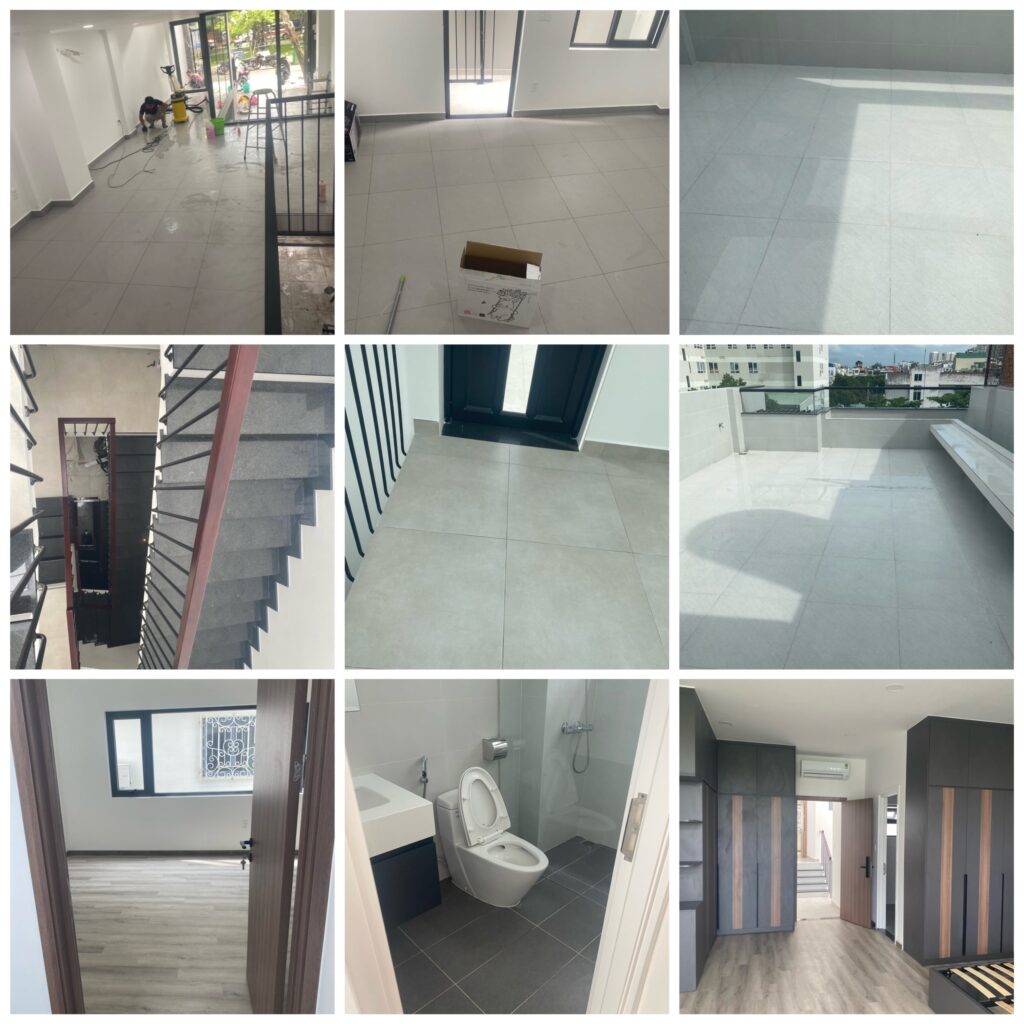 Chi tiết sau khi vệ sinh sau xây dựng xong