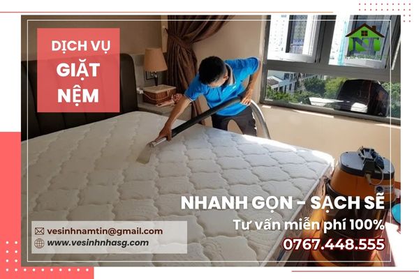 Giặt nệm tại nhà giá rẻ Giặt nệm tại nhà giá rẻ