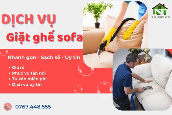 Giặt ghế Sofa tại nhà