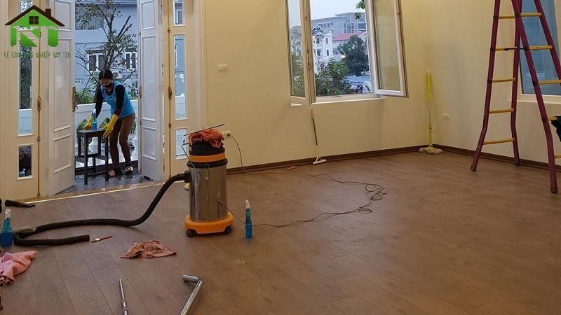 Dọn dẹp từ trong ra ngoài, trên xuống dưới