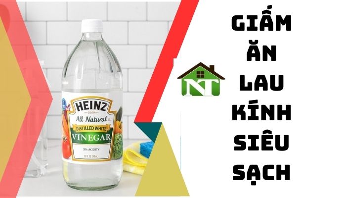 Giấm ăn lau kính Giấm ăn lau kính