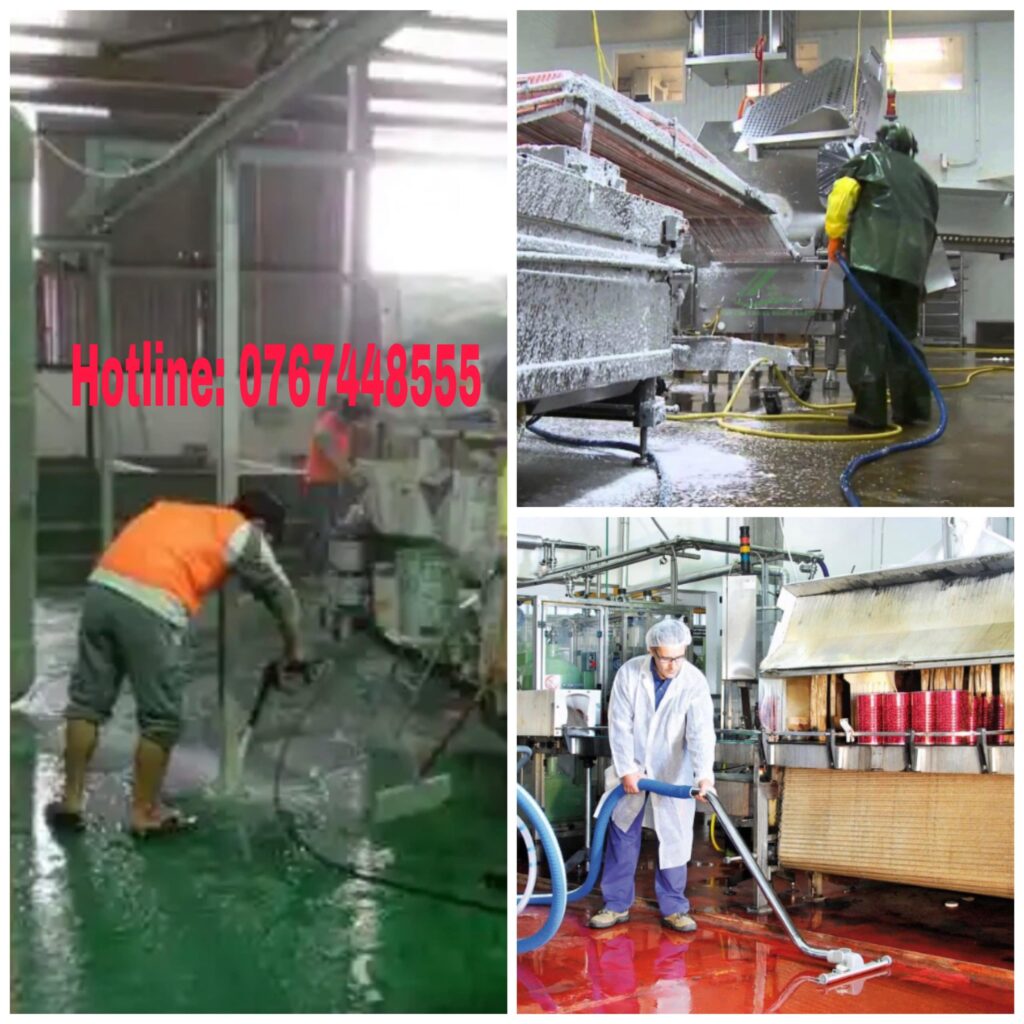 Vệ sinh thiết bị nhà xưởng