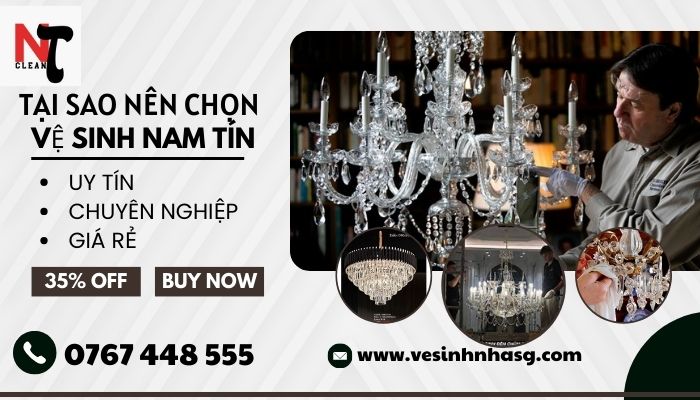 Tại sao chọn vệ sinh đèn chùm Quận 5