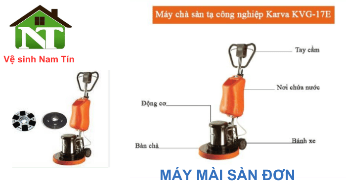 Máy mài sàn bê tông đơn Máy mài sàn bê tông đơn