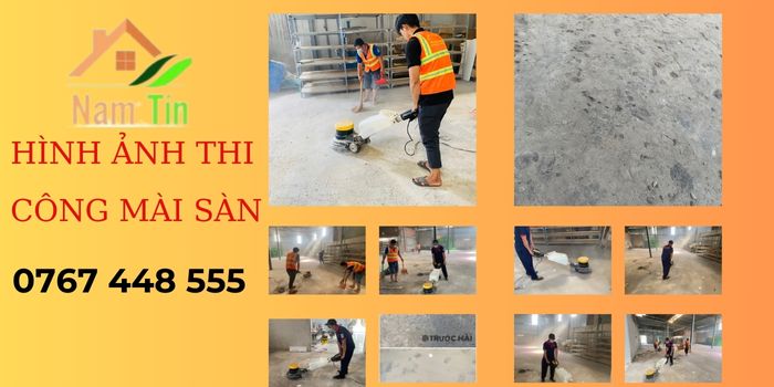 Một số hình ảnh mài sàn bê tông Một số hình ảnh mài sàn bê tông